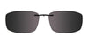 EasyClip EC572 Eyeglasses with Clip-on Sunglasses | Size 56 / Satin Brown