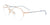 EasyClip EC574 Eyeglasses with Clip-on Sunglasses | Size 49 / Copper & Silver