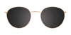 EasyClip EC574 Eyeglasses with Clip-on Sunglasses | Size 49 / Copper & Silver