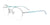 EasyClip EC574 Eyeglasses with Clip-on Sunglasses | Size 49 / Silver & Turquoise