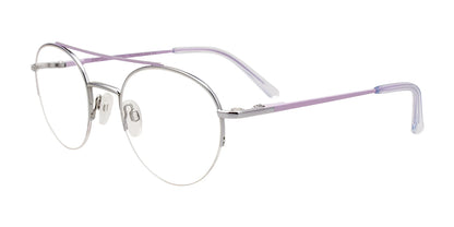 EasyClip EC574 Eyeglasses Silver & Lilac