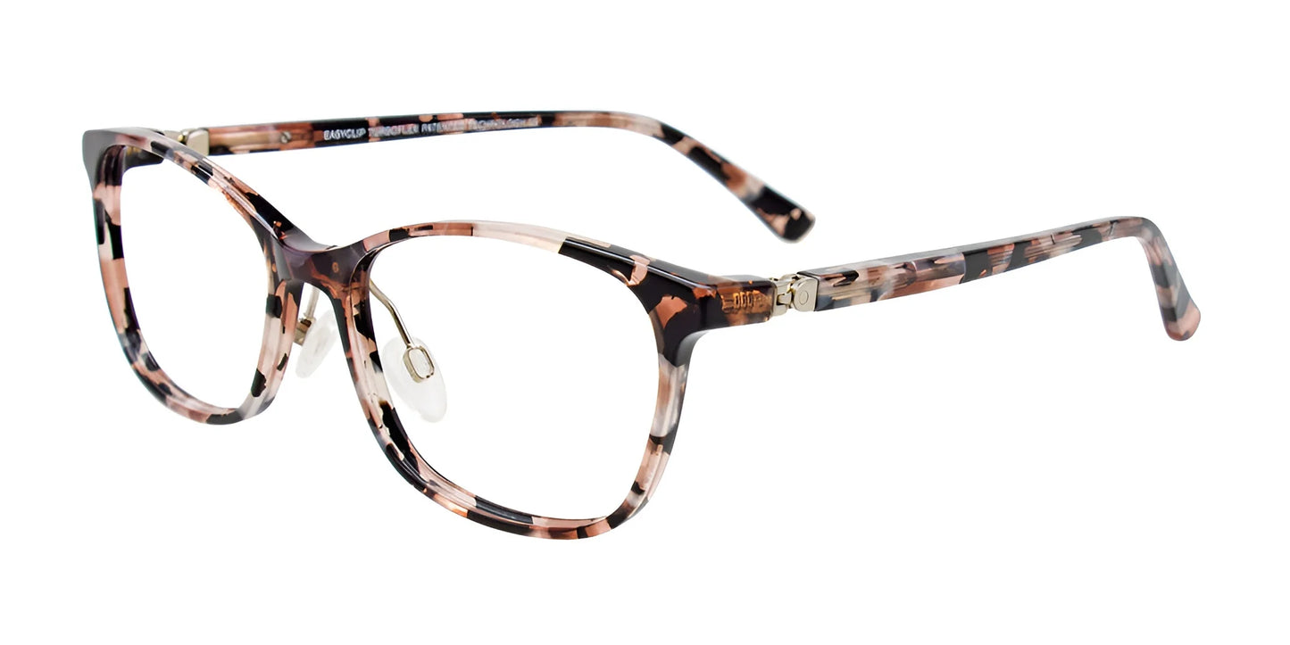 EasyClip EC575 Eyeglasses Pink Tortoise