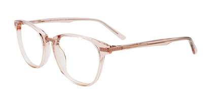 EasyClip EC576 Eyeglasses Light Crystal Pink & Shiny Light Pink