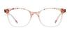 EasyClip EC577 Eyeglasses with Clip-on Sunglasses | Size 48 / Marb & Cryst Beige/Cryst Beige