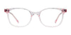 EasyClip EC577 Eyeglasses with Clip-on Sunglasses | Size 48 / Marb & Cryst Beige/Cryst Beige