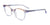 EasyClip EC577 Eyeglasses with Clip-on Sunglasses | Size 48 / Marb & Cryst Blue/Cryst Blue