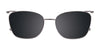 EasyClip EC577 Eyeglasses with Clip-on Sunglasses | Size 48 / Clip Only (Color №010)