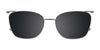 EasyClip EC577 Eyeglasses with Clip-on Sunglasses | Size 48 / Clip Only (Color №030)
