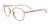 EasyClip EC578 Eyeglasses with Clip-on Sunglasses | Size 49 / Cop & Pink Gold/Crys Lt Pnk