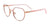 EasyClip EC578 Eyeglasses with Clip-on Sunglasses | Size 49 / Marsala & Pink Gold/Crys Pink