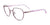 EasyClip EC578 Eyeglasses with Clip-on Sunglasses | Size 49 / Dk Purp & Lit Purp/Crys Purp