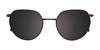 EasyClip EC578 Eyeglasses with Clip-on Sunglasses | Size 49 / Cop & Pink Gold/Crys Lt Pnk