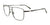 EasyClip EC579 Eyeglasses with Clip-on Sunglasses | Size 56 / Satin Steel Green & Matt Black