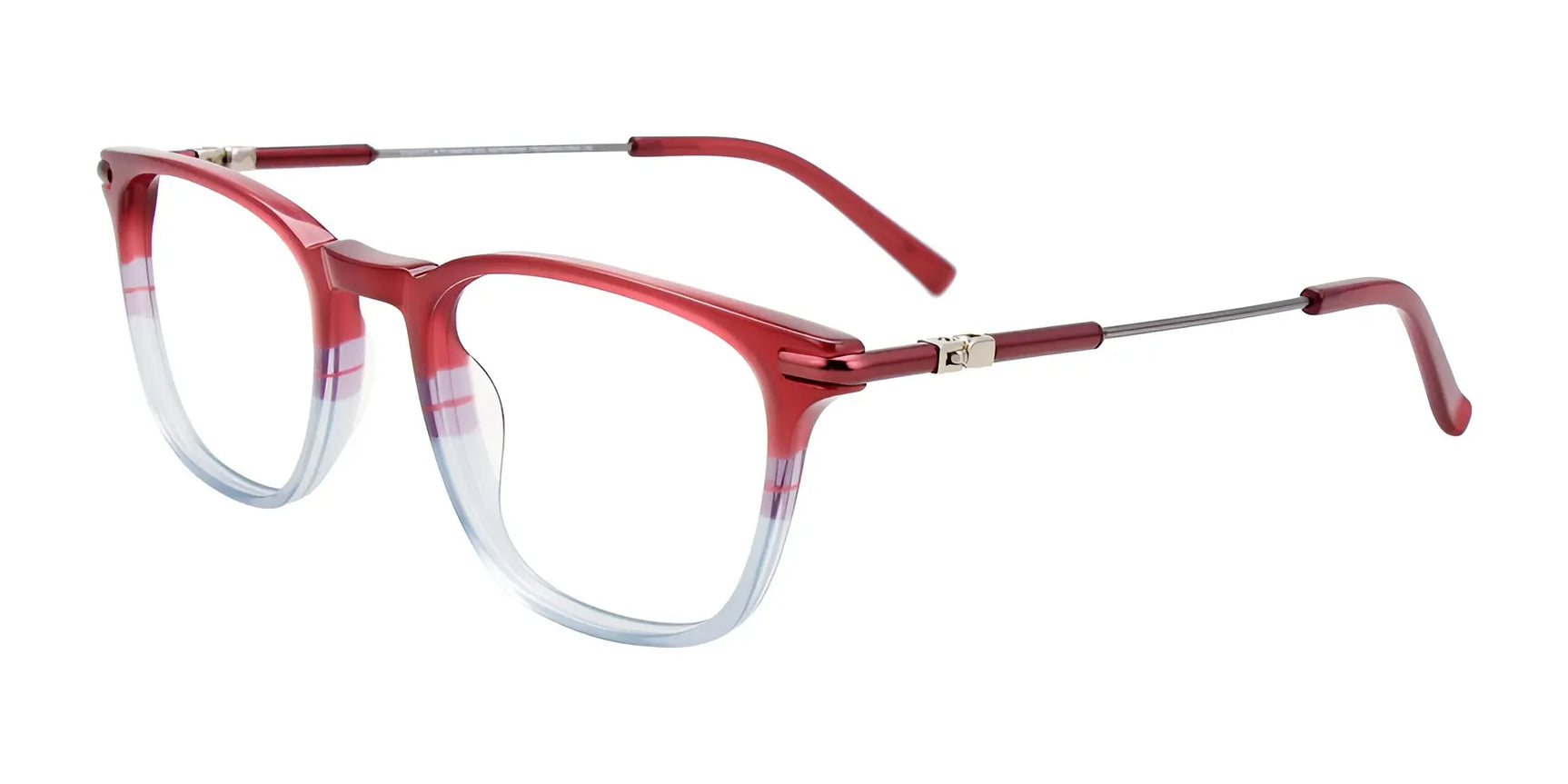 EasyClip EC580 Eyeglasses Stawberry & Light Purple & Blue / Steel & Strawberry