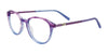 EasyClip EC581 Eyeglasses | Size 45 / Grad Crys Lilac & Blue/Blue