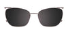 EasyClip EC582 Eyeglasses with Clip-on Sunglasses | Size 48 / Clip Only (Color №080)