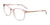 EasyClip EC583 Eyeglasses with Clip-on Sunglasses | Size 51 / Crys Lit Pink/Satin Pink Gold