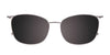 EasyClip EC583 Eyeglasses with Clip-on Sunglasses | Size 51 / Crys Lit Pink/Satin Pink Gold