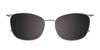 EasyClip EC583 Eyeglasses with Clip-on Sunglasses | Size 51 / Crys Lit Pink/Satin Pink Gold