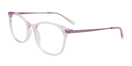 EasyClip EC583 Eyeglasses with Clip-on Sunglasses Crystal Purple / Satin Purple