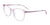EasyClip EC583 Eyeglasses with Clip-on Sunglasses | Size 51 / Crystal Purple/Satin Purple