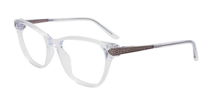 EasyClip EC584 Eyeglasses Crystal / Crystal & Steel