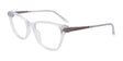EasyClip EC584 Eyeglasses with Clip-on Sunglasses Crystal / Crystal & Steel