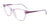 EasyClip EC584 Eyeglasses with Clip-on Sunglasses | Size 52 / Cryl Purp / Cryl Purp & Purple