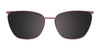EasyClip EC584 Eyeglasses with Clip-on Sunglasses | Size 52 / Clip Only (Color №080)