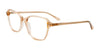 EasyClip EC585 Eyeglasses with Clip-on Sunglasses | Size 54 / Crystal Beige & Marbled