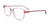 EasyClip EC585 Eyeglasses with Clip-on Sunglasses | Size 54 / Crystal Pink & Marbled