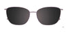 EasyClip EC585 Eyeglasses with Clip-on Sunglasses | Size 54 / Clip Only (Color №030)