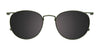 EasyClip EC587 Eyeglasses with Clip-on Sunglasses | Size 48 / Clip Only (Color №060)