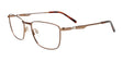 EasyClip EC588 Eyeglasses with Clip-on Sunglasses Brown