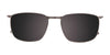EasyClip EC588 Eyeglasses with Clip-on Sunglasses | Size 53 / Clip Only (Color №020)