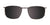 EasyClip EC588 Eyeglasses with Clip-on Sunglasses | Size 53 / Clip Only (Color №020)