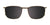 EasyClip EC588 Eyeglasses with Clip-on Sunglasses | Size 53 / Clip Only (Color №025)