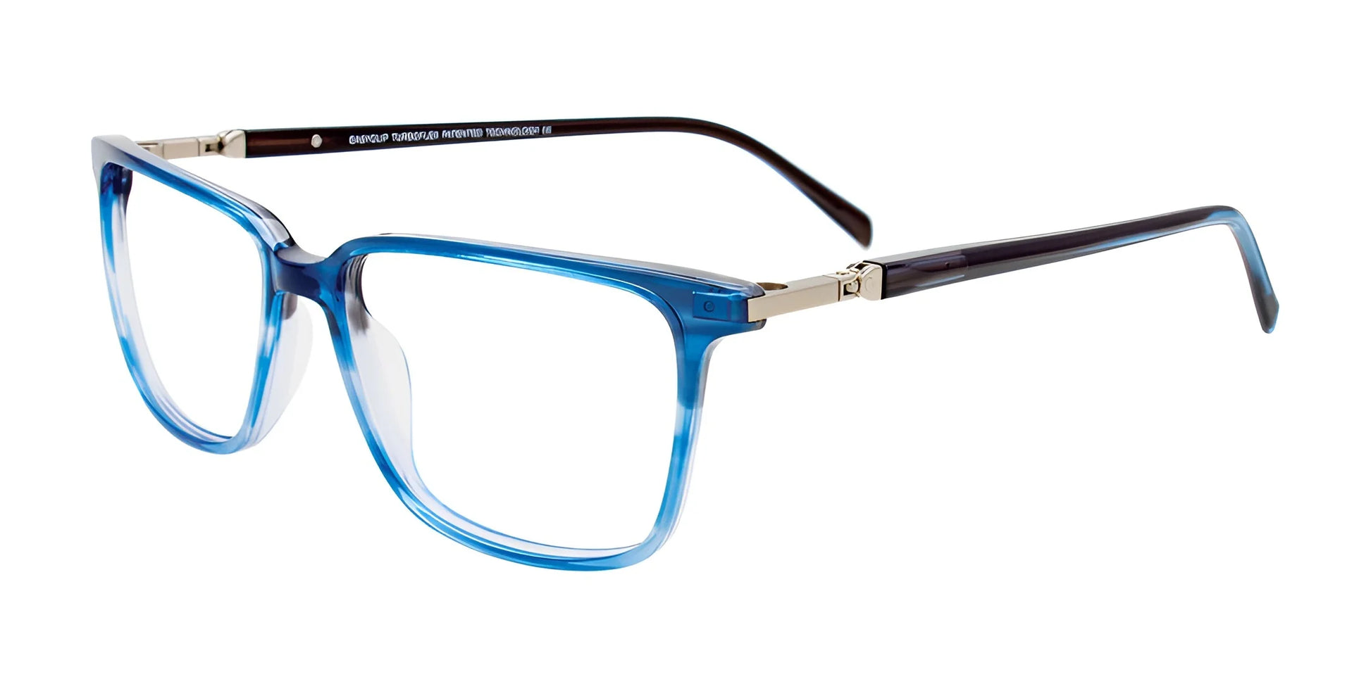 EasyClip EC589 Eyeglasses Blue & Grey
