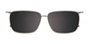 EasyClip EC589 Eyeglasses with Clip-on Sunglasses | Size 55 / Clip Only (Color №020)