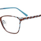 Satin Brown & Blue
