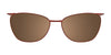 EasyClip EC591 Eyeglasses with Clip-on Sunglasses | Size 52 / Satin Black & Pink Gold