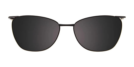 Easyclip EC591 Eyeglasses with Clip-on Sunglasses | Size 52