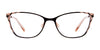 EasyClip EC591 Eyeglasses with Clip-on Sunglasses | Size 52 / Satin Black & Pink Gold