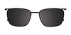 EasyClip EC592 Eyeglasses with Clip-on Sunglasses | Size 54 / Clip Only (Color №090)