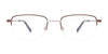 EasyClip EC593 Eyeglasses with Clip-on Sunglasses | Size 51 / Blue & Light Blue