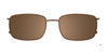 EasyClip EC593 Eyeglasses with Clip-on Sunglasses | Size 51 / Clip Only (Color №010)