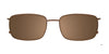 EasyClip EC593 Eyeglasses with Clip-on Sunglasses | Size 51 / Clip Only (Color №020)