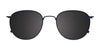 EasyClip EC594 Eyeglasses with Clip-on Sunglasses | Size 48 / Blue & Light Blue