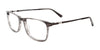 EasyClip EC595 Eyeglasses with Clip-on Sunglasses | Size 52 / Grey Marbled