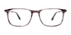 EasyClip EC595 Eyeglasses with Clip-on Sunglasses | Size 52 / Demi Blue